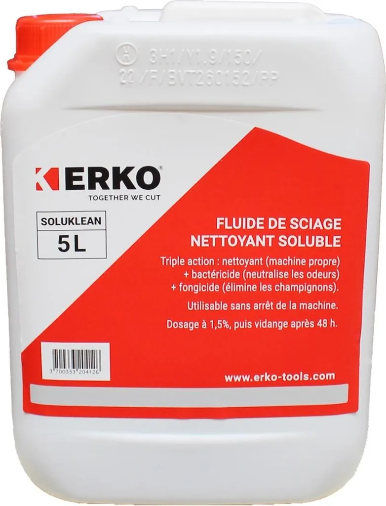 Nettoyant pour machines industrielles ERKO Soluklean soluble 5L
