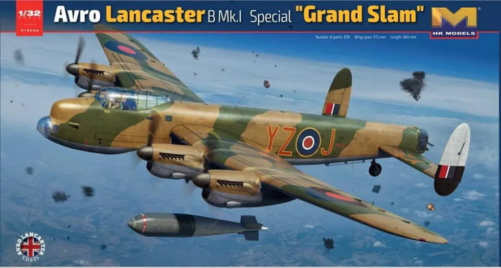 Avro Lancaster B Mk.I Special Grand Slam 1/32 Maquette d'Avion HK Models