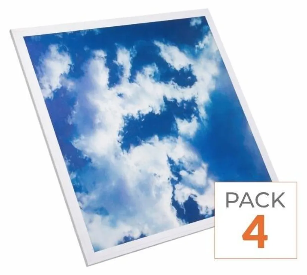 Panneau LED 60x60 Anti-Éblouissement 45W CIEL - Confort Visuel Pack 4