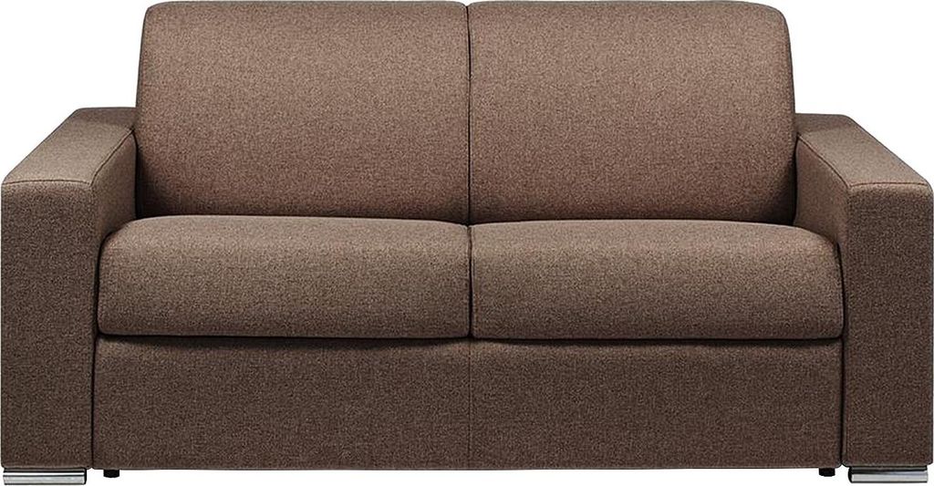 2-Sitzer-Sofa vom Typ Express – Farbe: Braun – Liegefläche: 120 cm – Matratze: 14 cm – CALITO