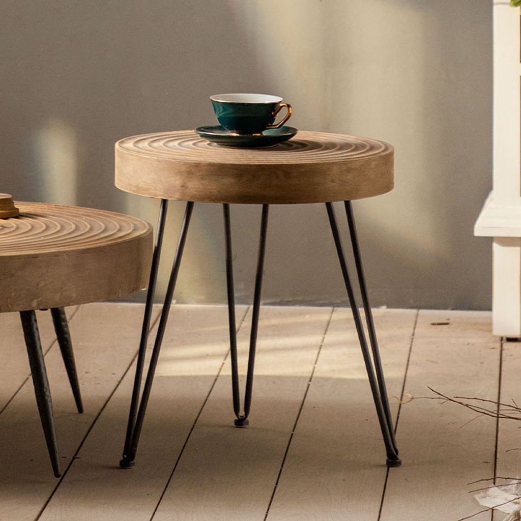 360Home Vintage Couchtisch Wohnzimmer niedriger Tisch Produktbild 