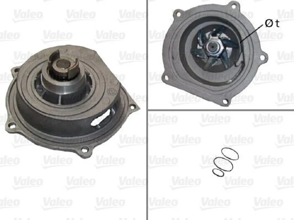 Pompe à eau VALEO 506320 pour Honda Accord V VI et Civic VI - Qualité OE