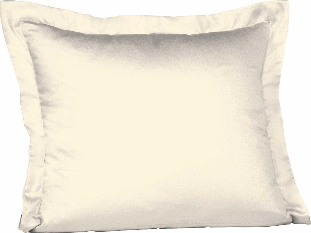 Fleuresse Mako-Satin-Kissenbezug uni colours creme 2610