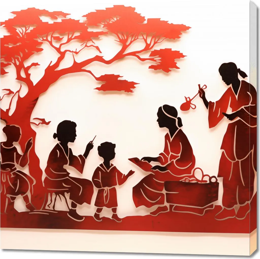 Tableau Décoratif Éducatif : Apprendre la Forêt 100x100 cm - Climats