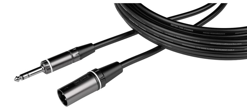 Gator Cableworks GCWC-XLR-20MTRS Composer Series 20 Foot (6m) XLR M to TRS