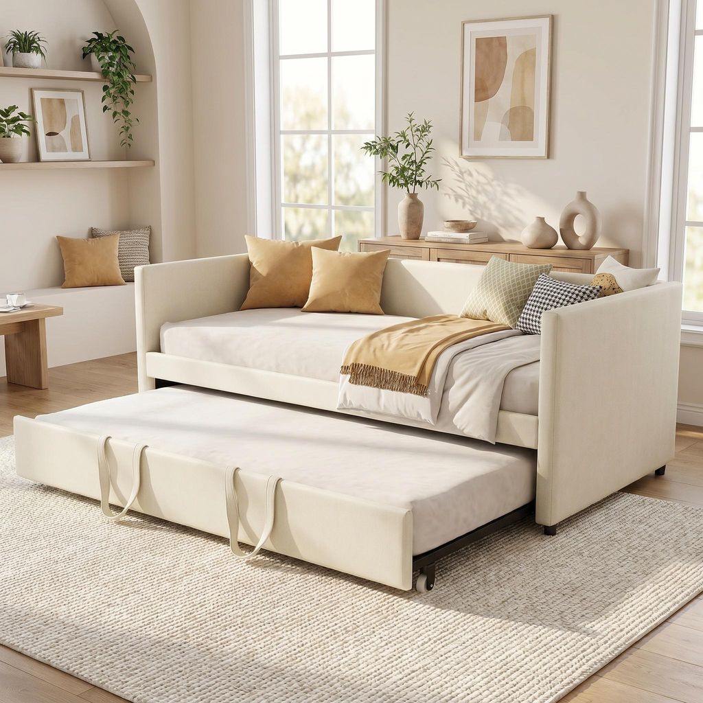 INONEFT Schlafsofa 90/180 × 200 cm, polsterbett, Produktbild 