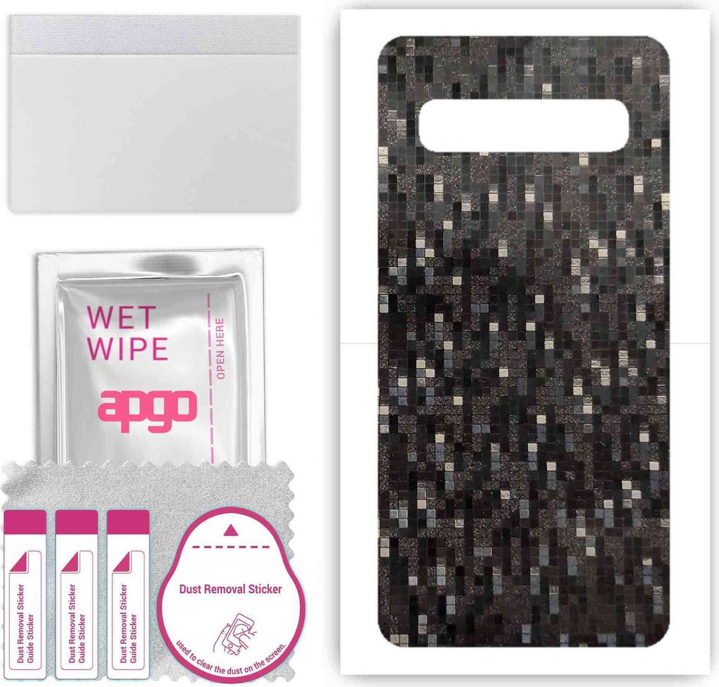apgo Rückseite Schutzfolie, Skin, kompatibel mit Samsung Galaxy S10 5G, Hinten Displayschutzfolie aus Vinylfolie, kratzfest, einfache Montage - Ca...