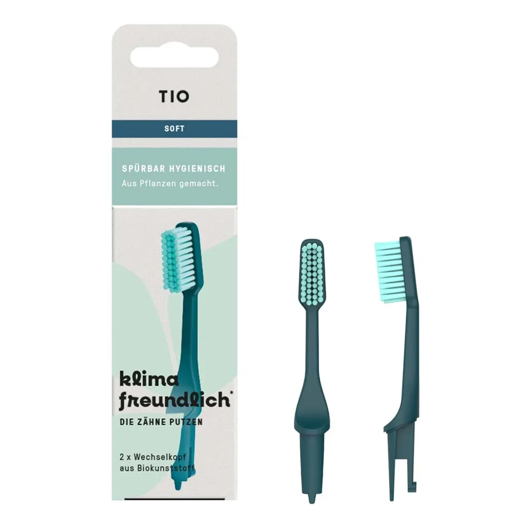 Tête interchangeable pour brosse à dents - lot de 4 souple Rose et Vert