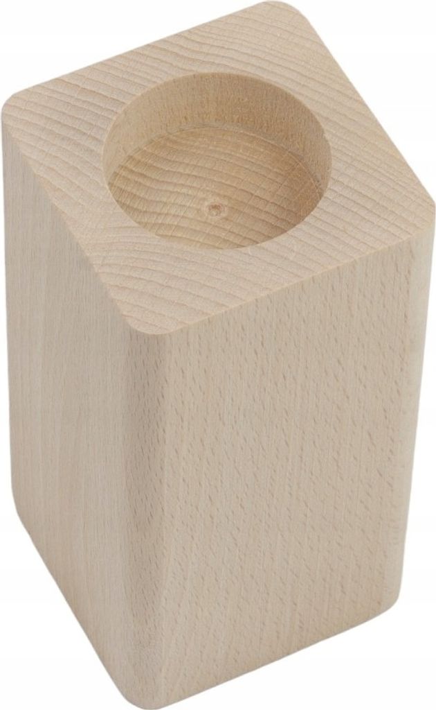 Portacandele 12x6 cm rettangolare con angoli arrotondati in Immagine del prodotto 