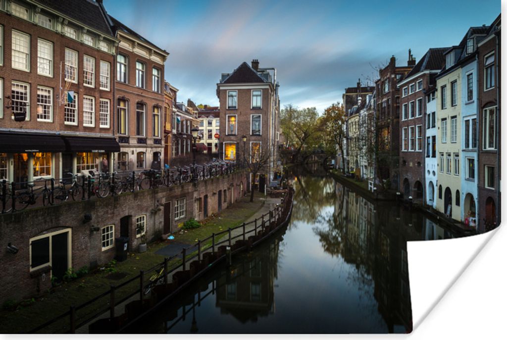 MuchoWow Poster Wolken - Wasser - Utrecht 60x40 cm - Schlafzimmerdekoration