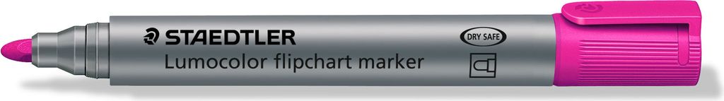 STAEDTLER Lumocolor Flipchart-Marker 356 Strichstärke: 2,0 mm pink