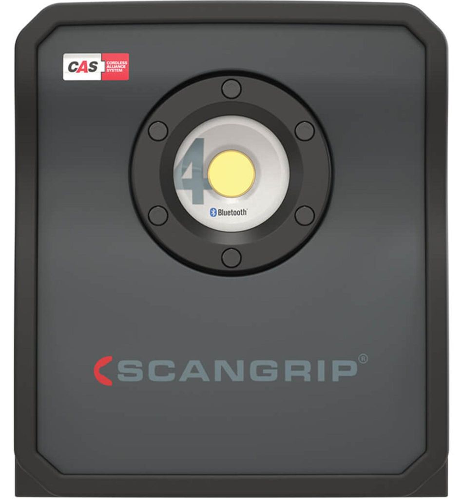 SCANGRIP Akku LED Strahler Baustrahler Arbeitsleuchte Baustellenlampe NOVA 4 CAS