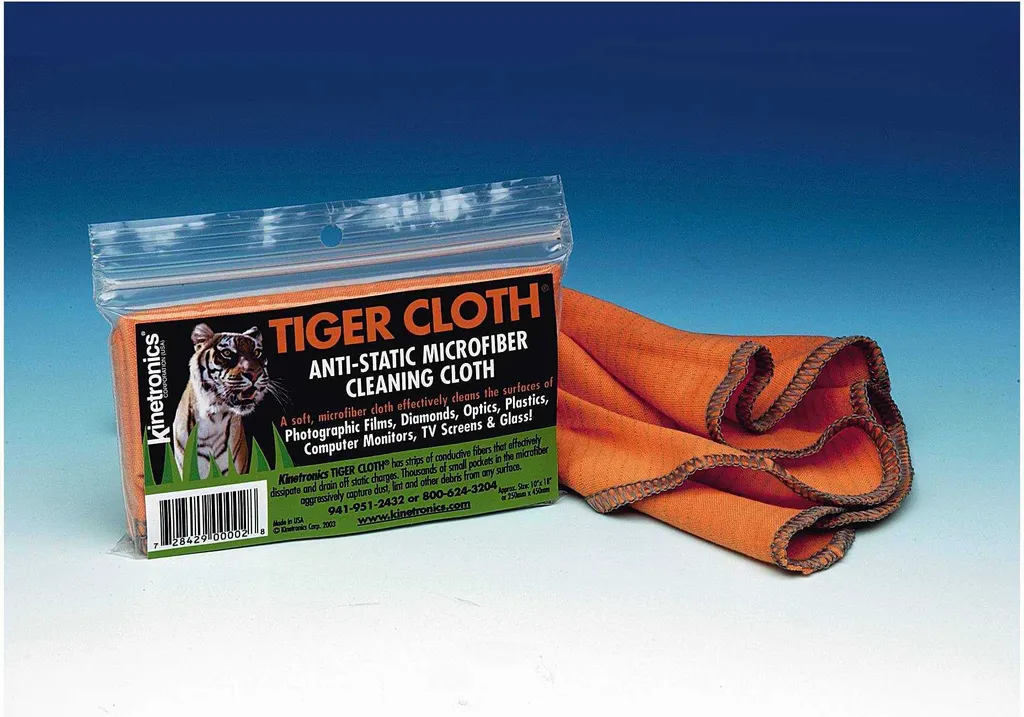 Éliminez la Poussière avec le Chiffon Antistatique ASC-TC8 Tiger Cloth