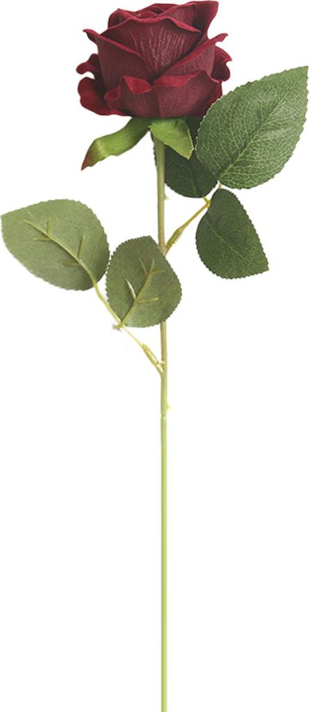 Imitation Rose No-watering realistisch nein verdorrend Anti-Fade Langlebige DIY Hochzeit Home Dekoration Stoff Künstliche Rose Home Supplies-Weinrot