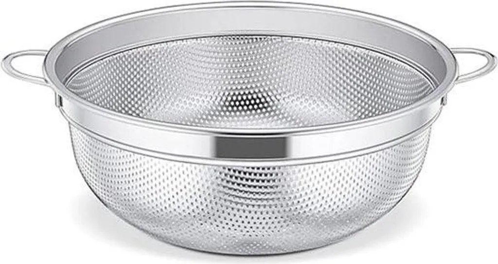 Colino per Riso e Pasta 20cm - Robusto Scolapasta Inox con Manici