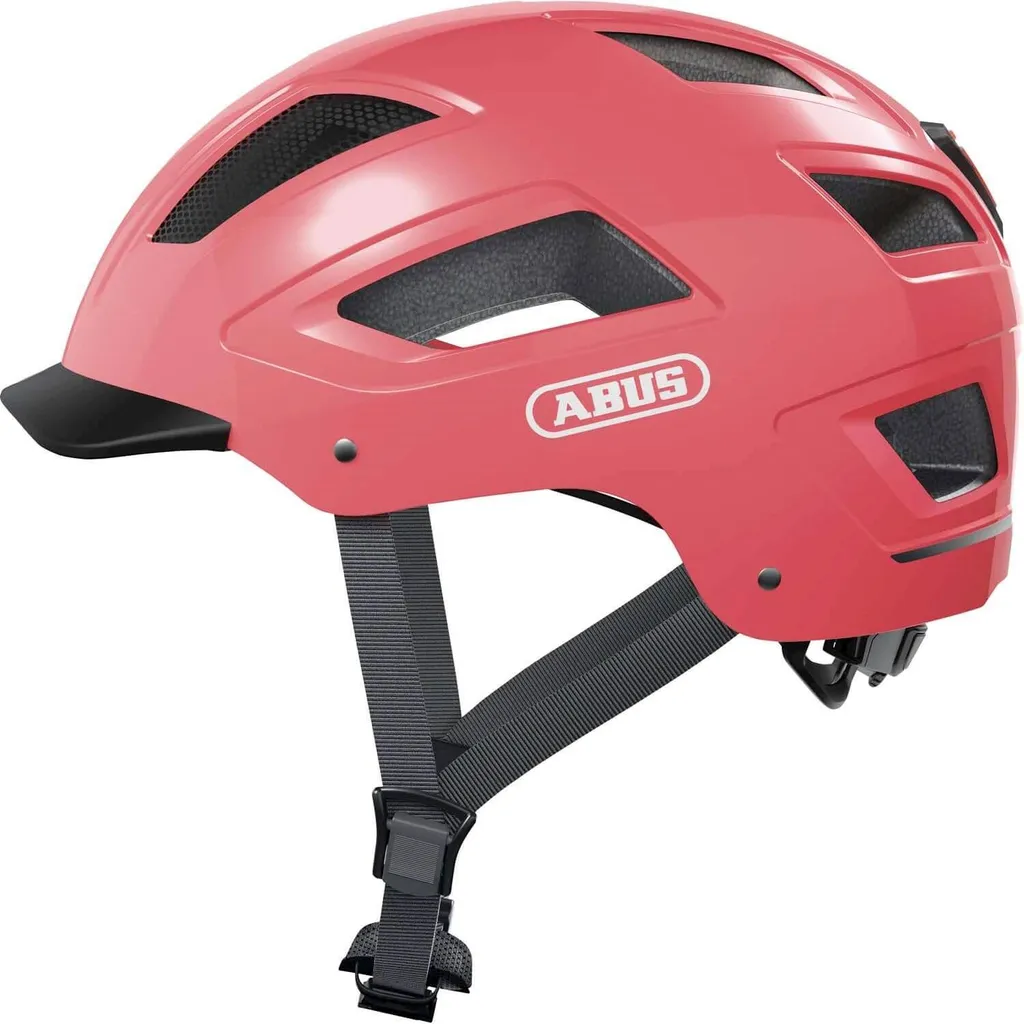 Abus Hyban 2.0 Casque Anti-Choc Visibilité Maximale Living Coral M
