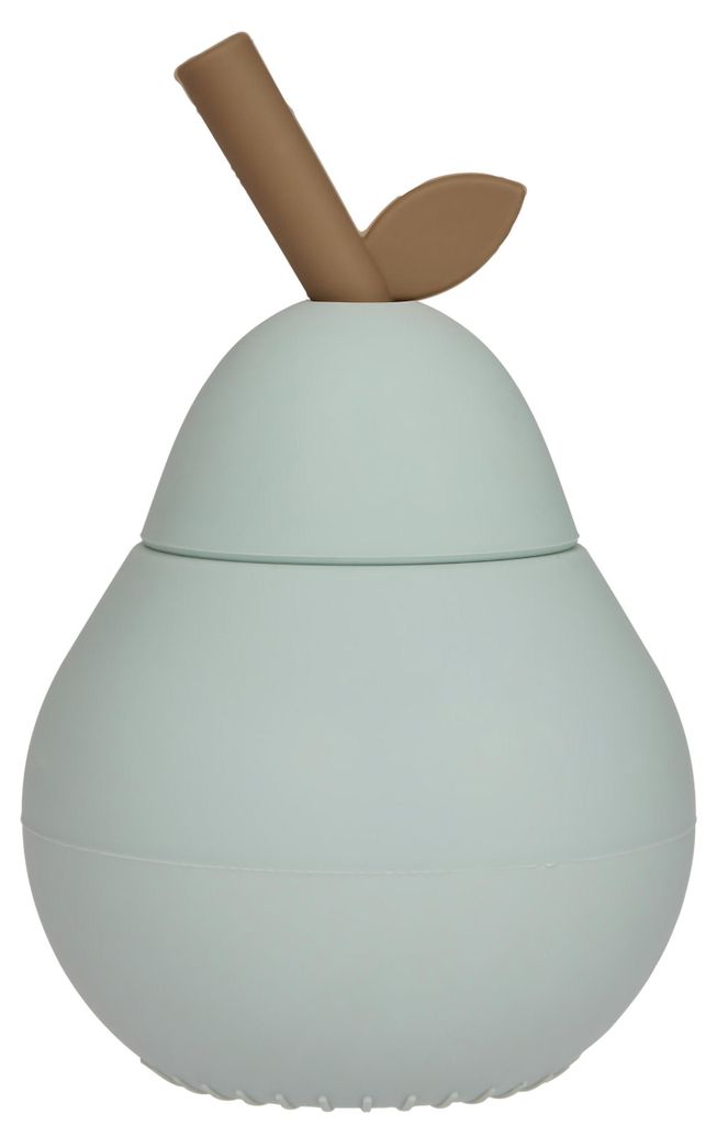 OYOY M107434, Bekertje met rietje, Groen, Siliconen, Productafbeelding 