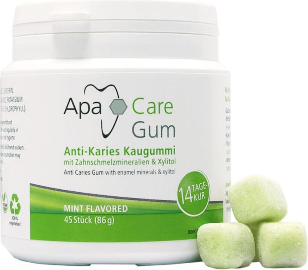 ApaCare ApaGum Gomme à mâcher sans sucre, protection Image du produit 
