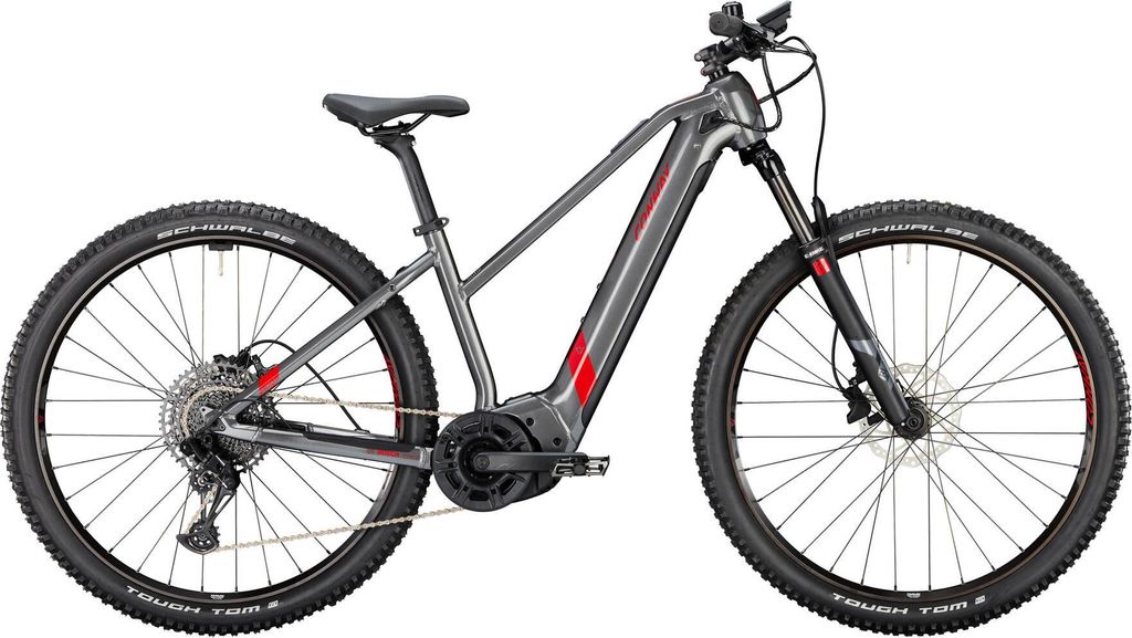 CONWAY Cairon S 4.0, Trapez, 29", shadowgrey metallic / red metallic, 12-Gang...