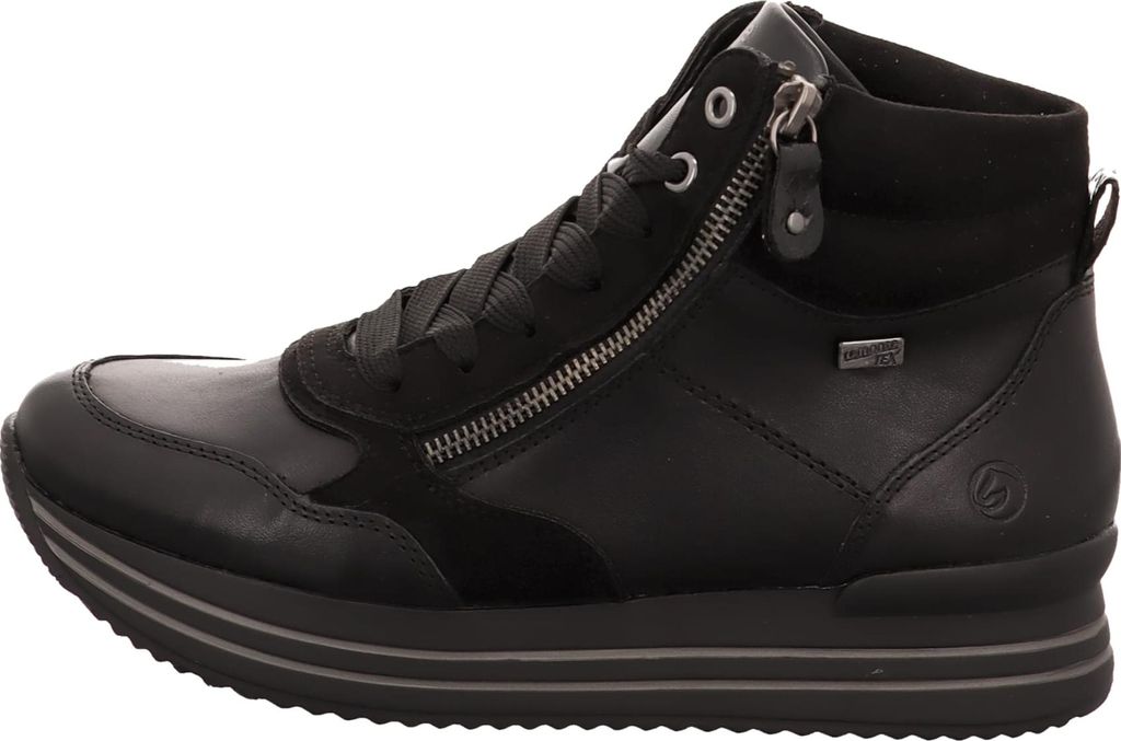 Remonte Damenschuhe Schnürstiefel Schwarz Freizeit, Schuhgröße:42 EU