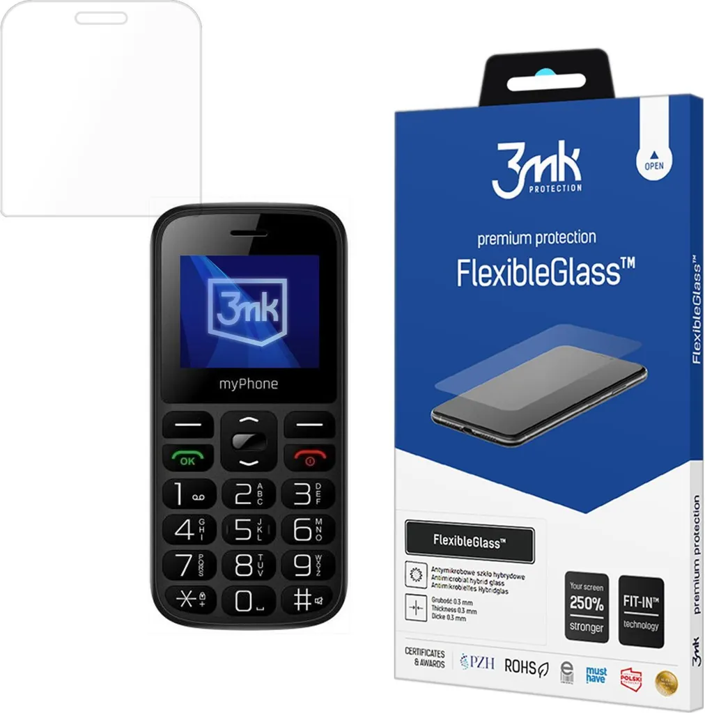 3Mk FlexibleGlass per Myphone Halo A - Protezione Vetro Ibrido