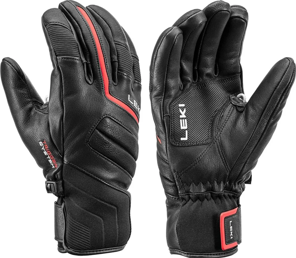 Gants de Ski Chauds Leki Phoenix 3D Noir Homme pour Conditions Extrêmes 7