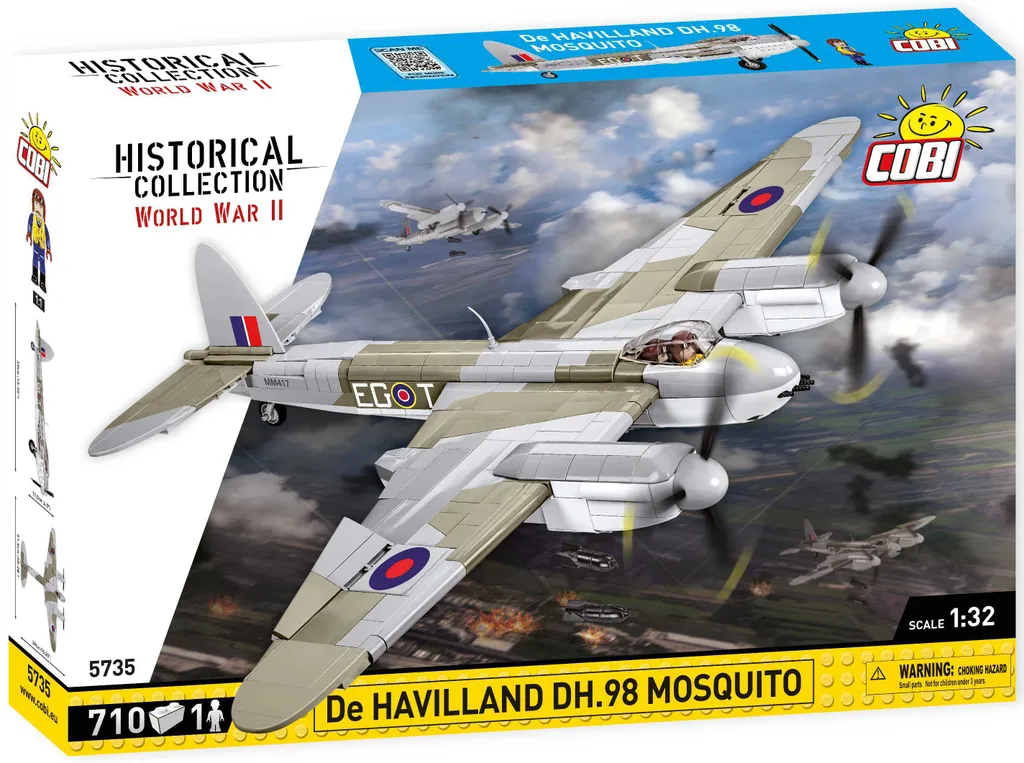 Maquette avion de chasse Mosquito DH.98 COBI 5735 jeu de briques