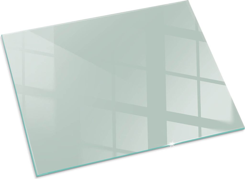 Farbe Hellgrün – Glasbodenplatte für – Kaminofen – Kaminplatte Glas – Schutzglas – Funkenschutzplatte –Glasbodenplatte Feuerfeste –...