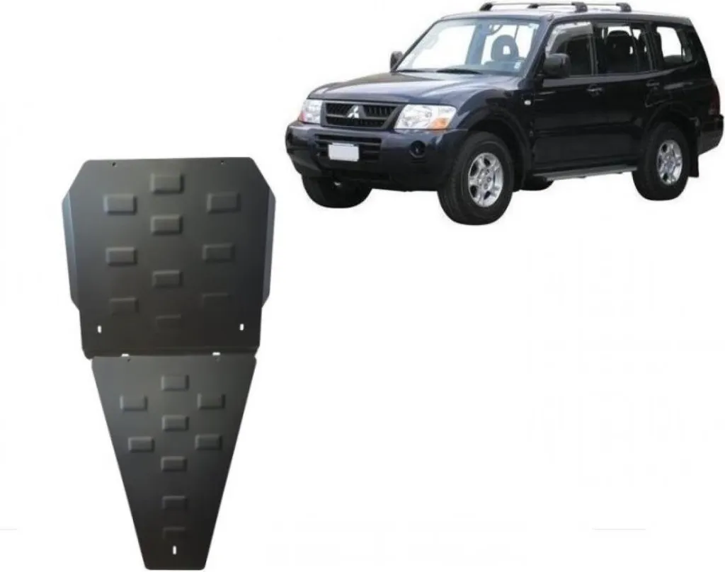 Protection anti-encastrement Mitsubishi Pajero Sport 1 en acier trempé