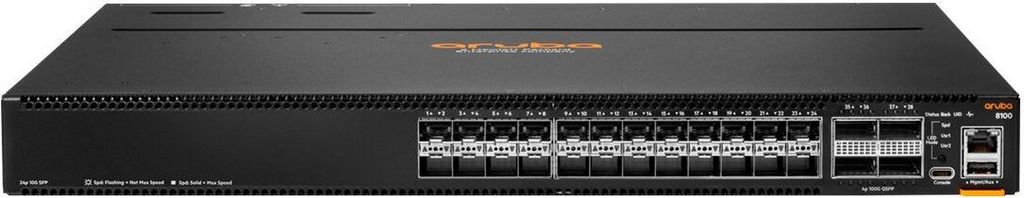 HPE ANW CX 8100 24xSFP+ 4x40/100G QSFP28 FB 3Fan PSU Bundle Produktbild 
