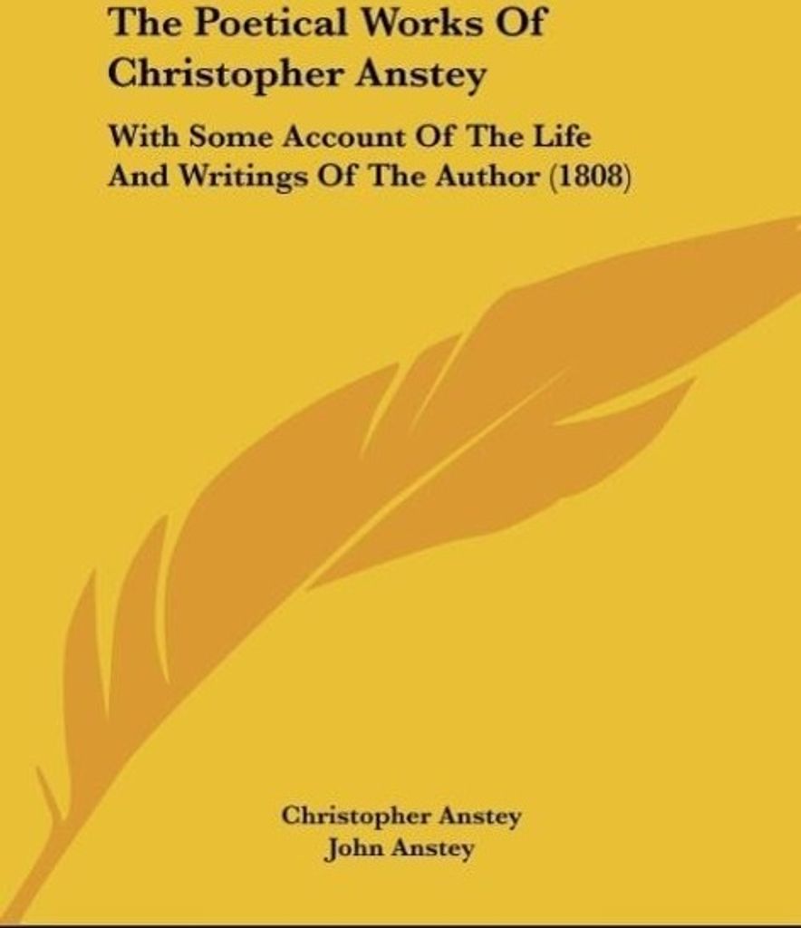 The Poetical Works Of Christopher Anstey