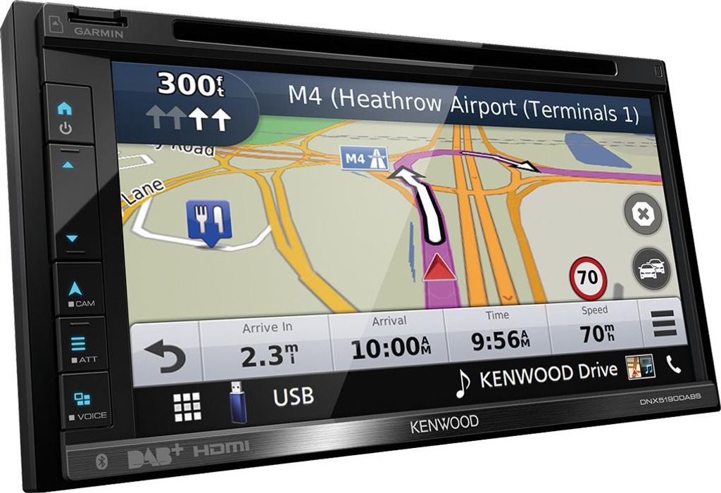 Kenwood DNX5190DABS - 2-DIN NAVI | DAB+ | Bluetooth | CD/DVD | Apple CarPlay | Android Auto | Autoradio