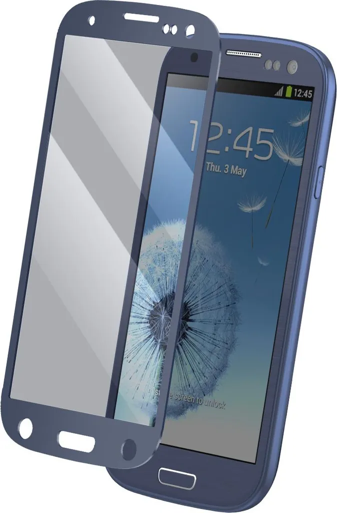 Moshi iVisor AG Verre de Protection Samsung Galaxy S III Sans Bulles Bleu