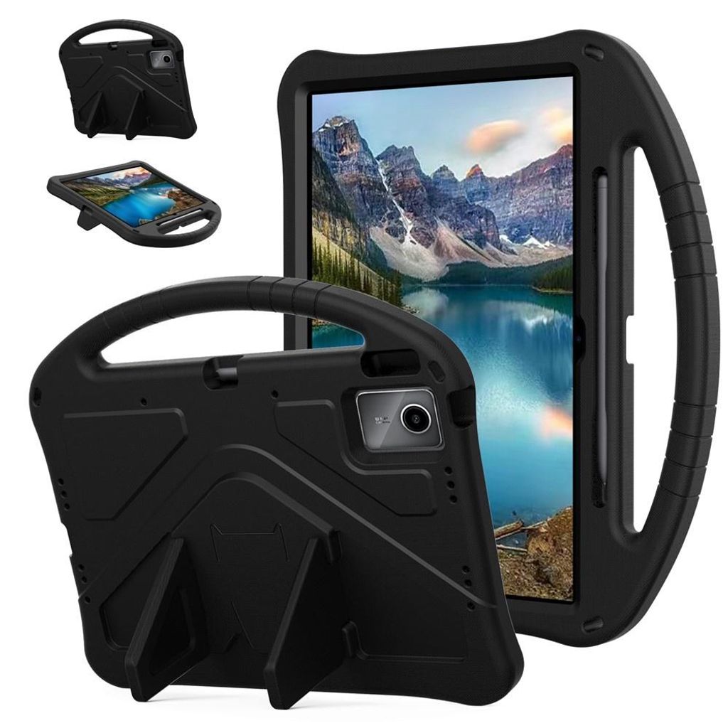 Coverup Stoßfeste Kinderhülle - Lenovo Idea Tab Plus Hülle - Schwarz