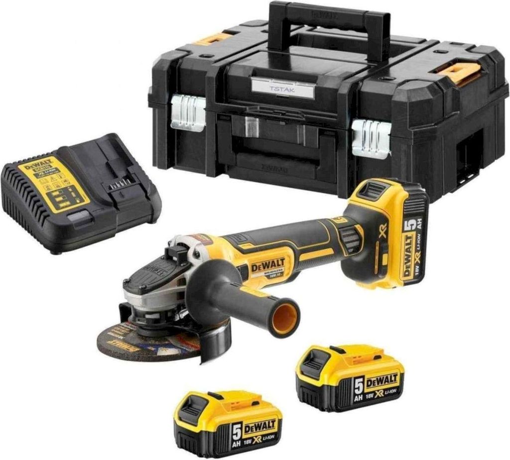 Akumulatorowa szlifierka kątowa DeWalt DCG405P3-QW Zdjęcie produktu 