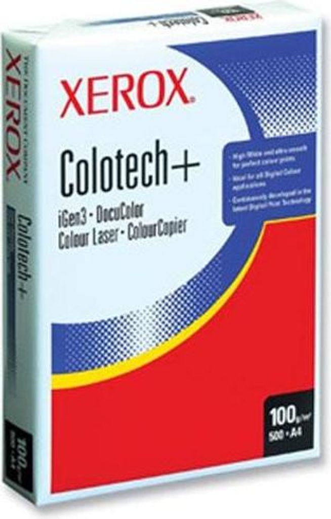 Xerox Colotech+ 003R94646 Tintenstrahl, Tintenstrahl Kopier- und Mehrzweckpapier - Weiß - DIN DIN A4 - 210,06 mm x 296,93 mm - 100 g/m² Grammage