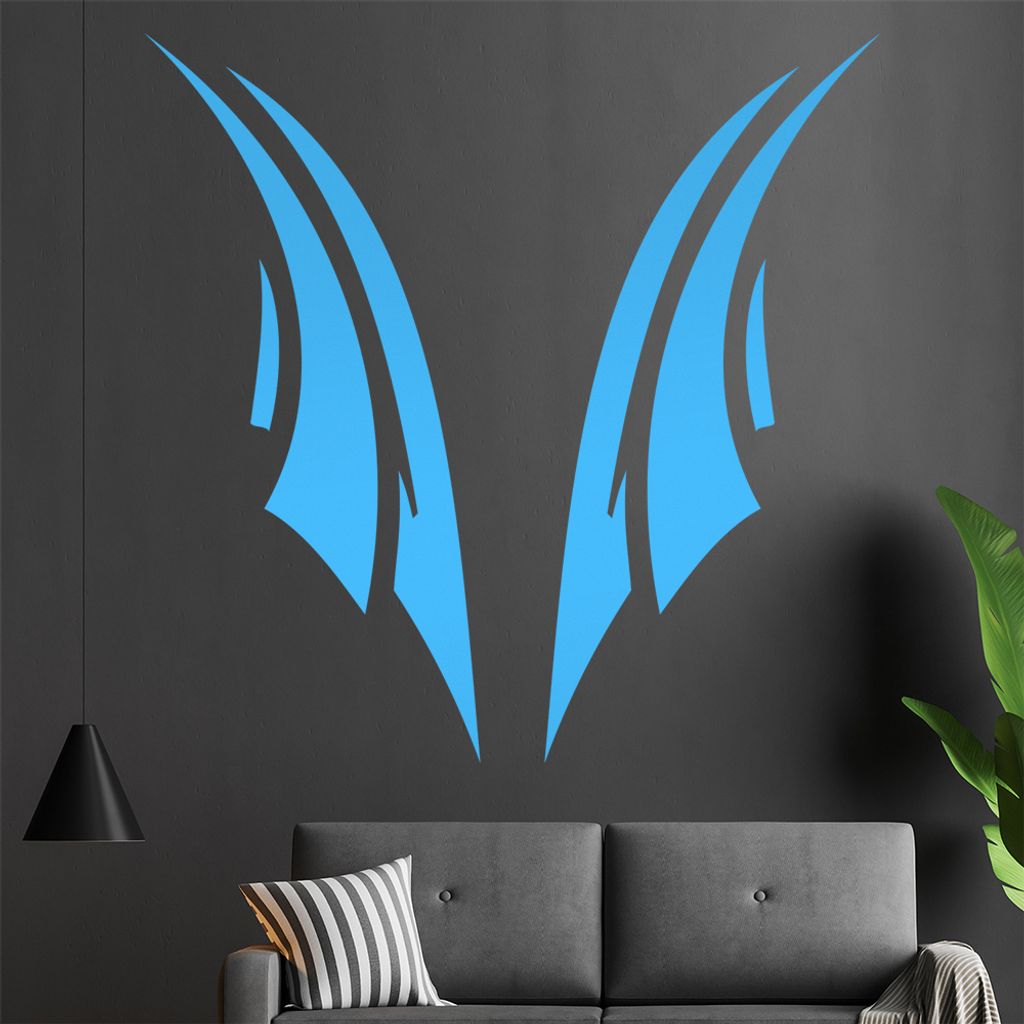 Tribal Dark Wandtattoo in 6 Größen - Wandaufkleber Wall Sticker - Dekoration, Küche, Wohnzimmer, Schlafzimmer, Badezimmer