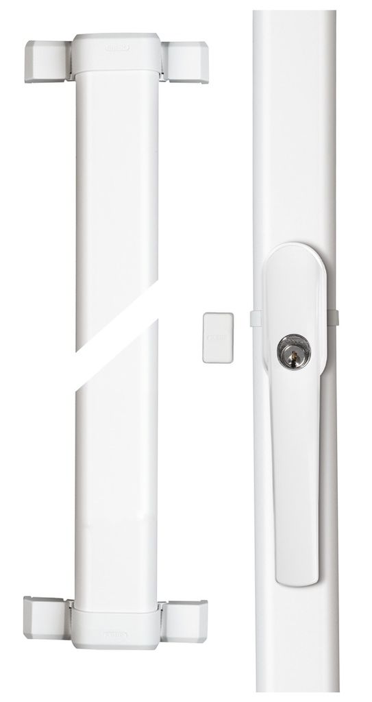 Abus Fenster-Stangengriff FOS 550W,weiß Dreh-und Produktbild 