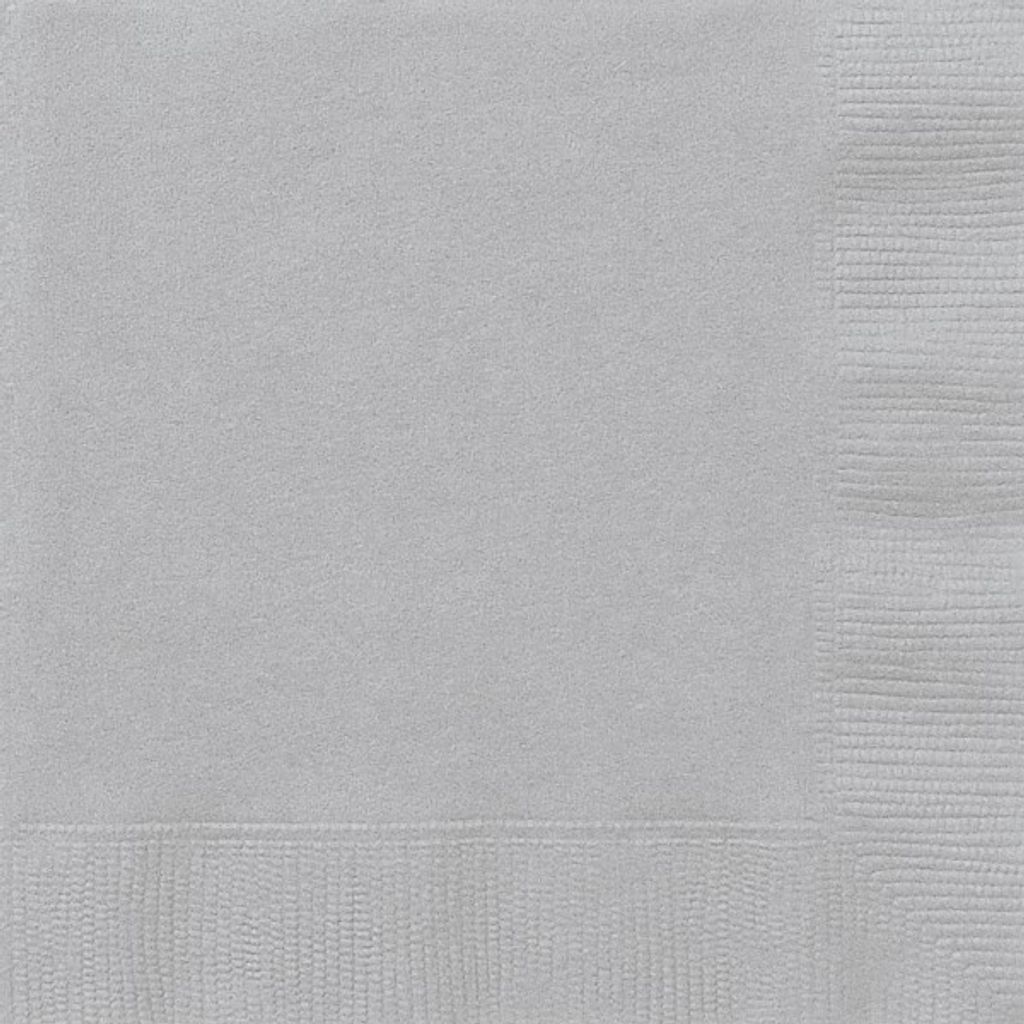 Unique Party 3342, Silber, Papier, 330 mm, 330 mm, 20 Stück(e)