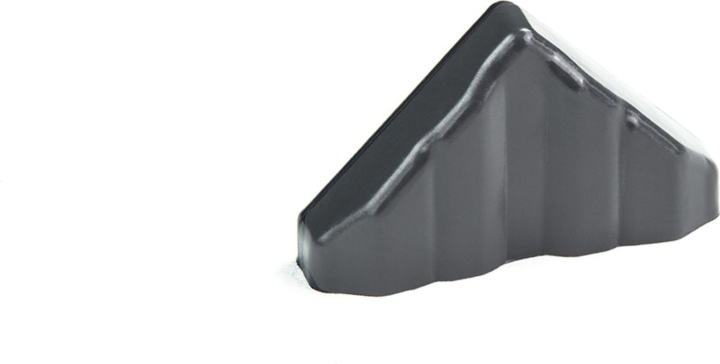 Zaunkappe spitz PZKS-31 | passend zu PZL-Zaunlatten | widerstandsfähiges Hart-PVC | Kunststoffzaun | Balkonbretter | pflegeleicht | Graphit bunt |...