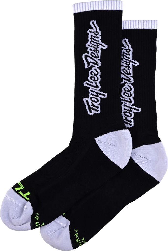 Troy Lee Designs Mens Performance Socks, Signature, black, S/M