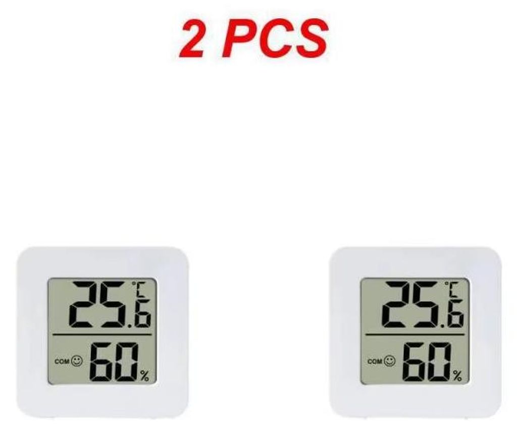 2 kusy vnútorný teplomer, izbový teplomer digitálny Obrázok produktu 