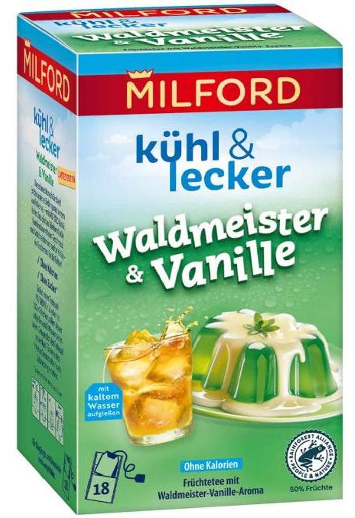 Milford kühl & lecker Waldmeister & Vanille 18er Produktbild 
