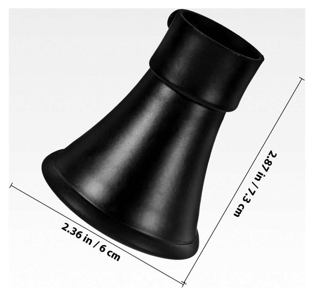 2 Stück Endstücke für Gardinenstangen aus massivem Eisen, rostbeständige schwarze Zierkappen Ø 28mm für Fensterdekoration im Wohnzimmer und S...