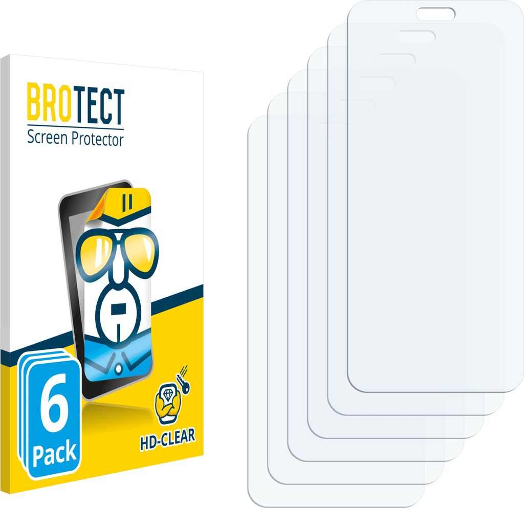 6x Für Huawei Nova 14 Pro Schutzfolie BROTECT Displayschutz Display Schutz Folie Klar Transparent