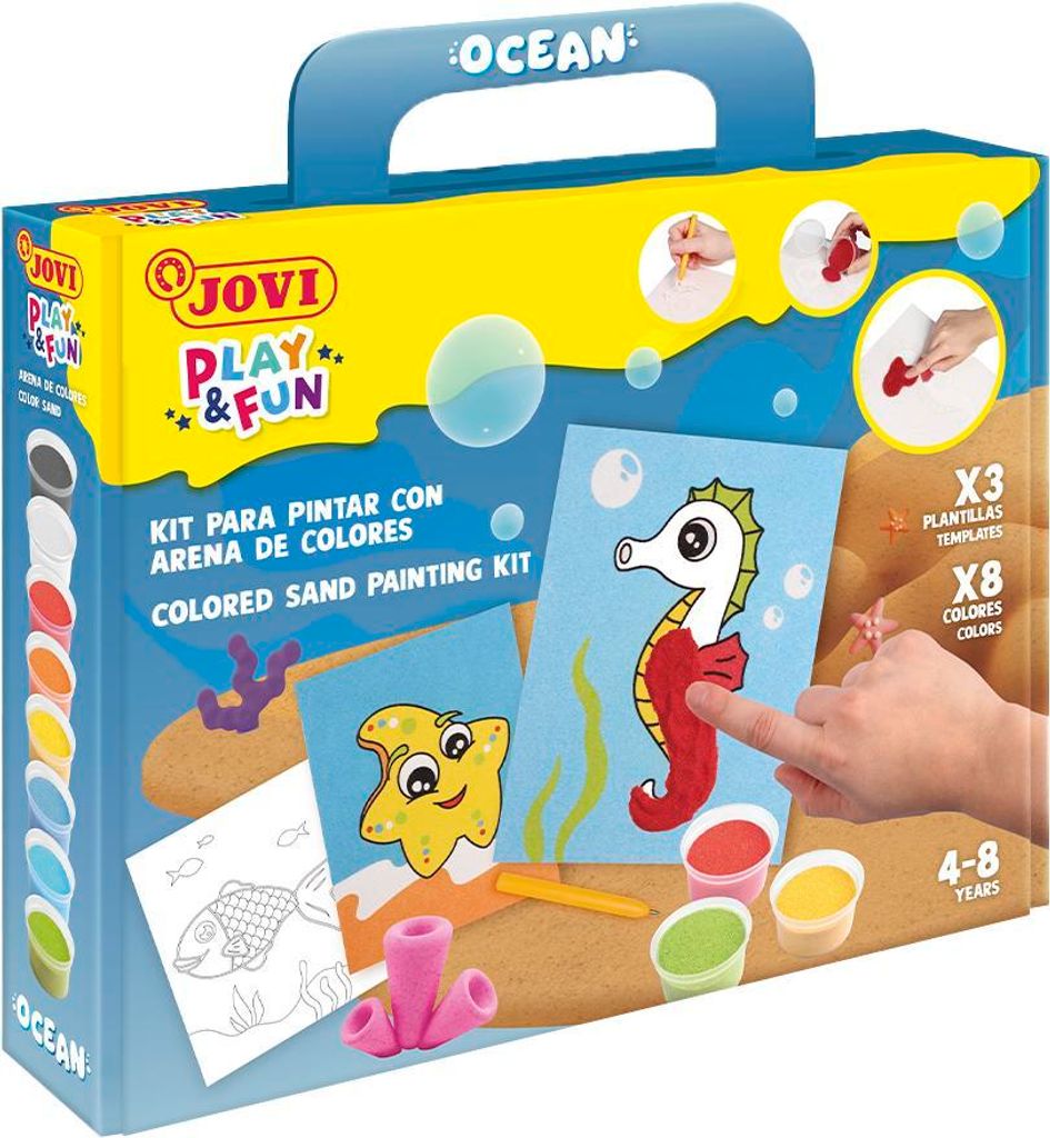 Jovi Play&Fun Sand Painting Kit - Ocean
