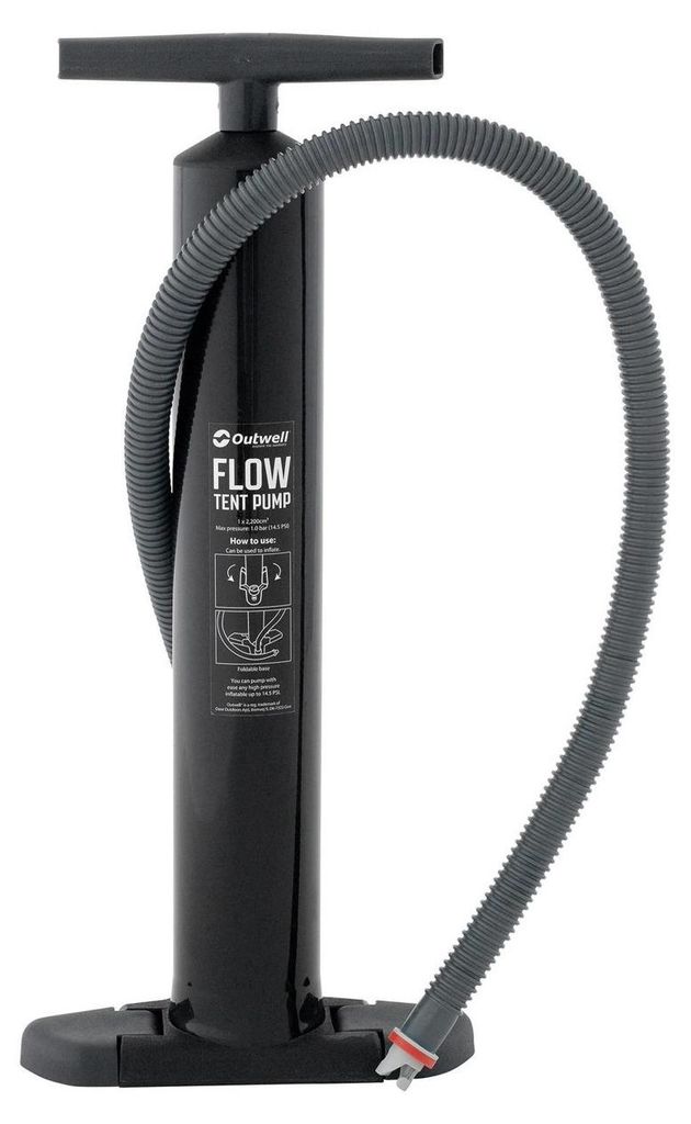 Outwell Flow Ručná vzduchová pumpa Black Black Jedna Obrázok produktu 