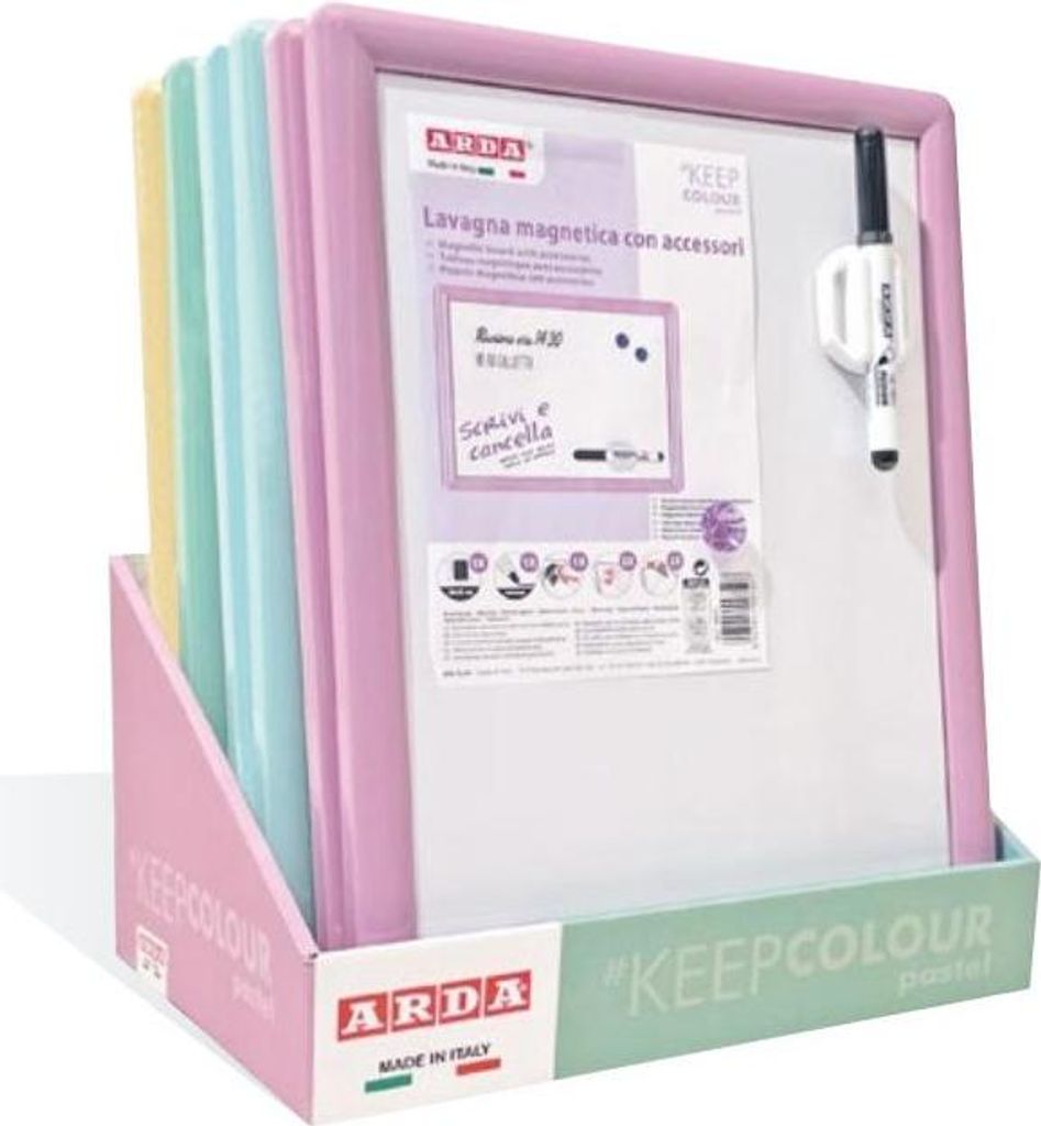 ARDA 974P Magnettafel Gemischte Farben