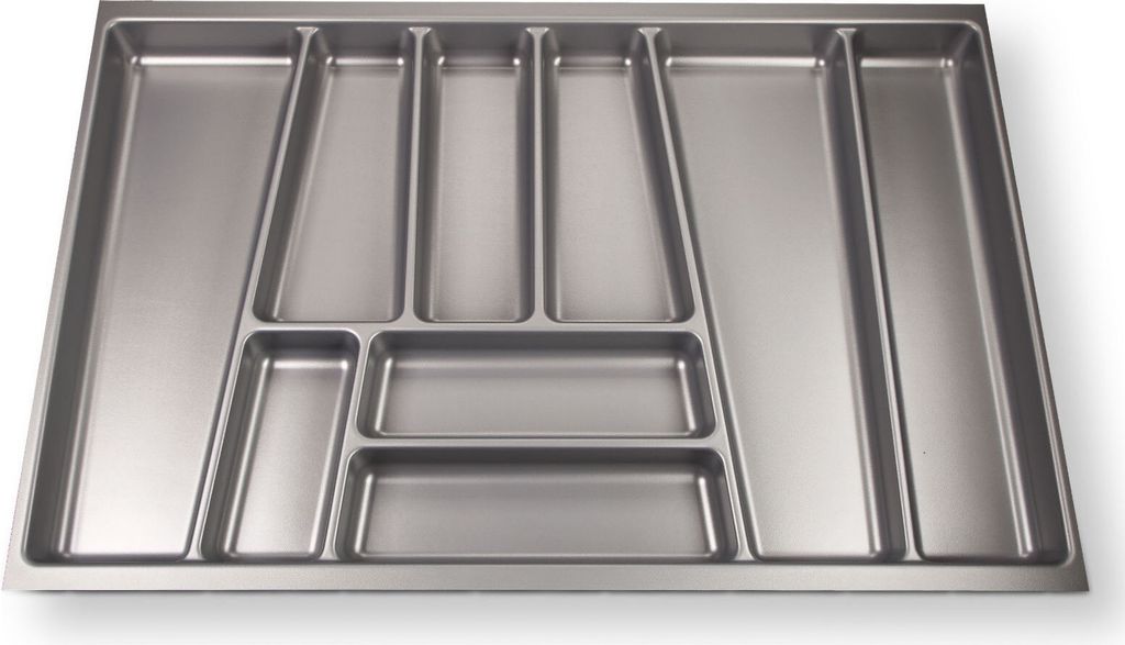 ORGA-BOX II Besteckeinsatz grau 462 x 705 mm für 80 cm Produktbild 