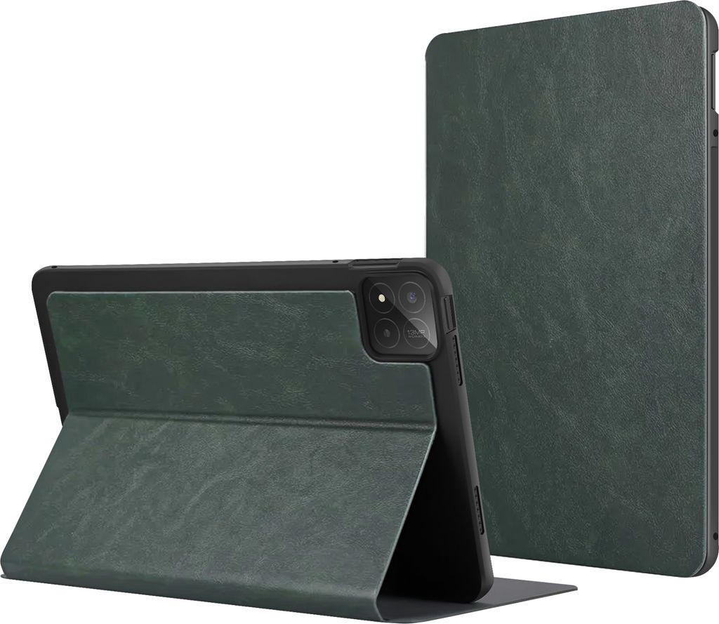 Avizar, Etui für Xiaomi Pad 7 und 7 Pro Klapp mit Video-Ständer, Dunkelgrün
